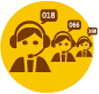 400電話辦理功能：一號多線